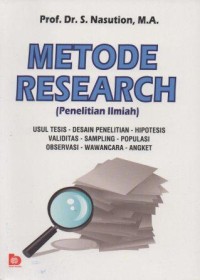 Metode Research (Penelitian Ilmiah)