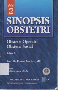 Sinopsis Obstetri : Obstetri Operatif, Obstetri Sosial