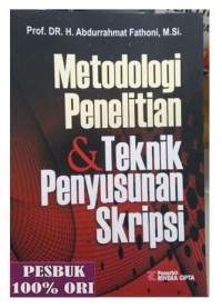 Metodologi Penelitian & Teknik Penyusunan Skripsi