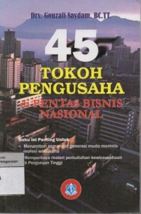 45 Toko Pengusaha di Pentas Bisnis Nasional