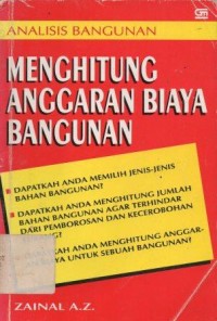 Analisis Bangunan Menghitung Anggaran Bangunan