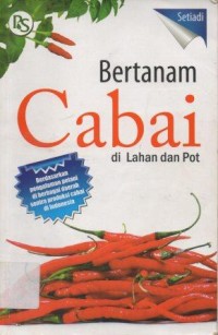 Bertanam Cabai Di lahan dan Pot