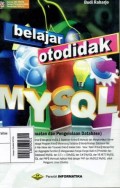 Belajar Otodidat MYSQL