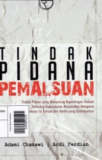 Tindak Pidana Pemalsuan