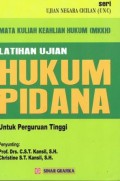 Latihan Ujian Hukum Pidana Untuk Perguruan tinggi