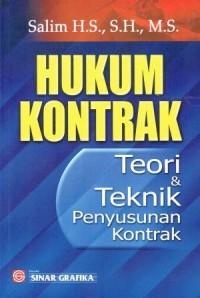 Hukum Kontrak Teori & Teknik Penyusunan Kontrak