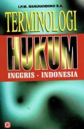 Terminologi Hukum Inggris- Indonesia