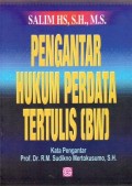 Pengantar Hukum Perdata Tertulis (BW)