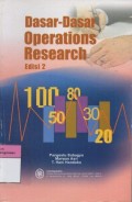 Dasar-Dasar Operations Research Edisi 2