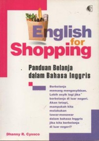 Englidh For Shopping