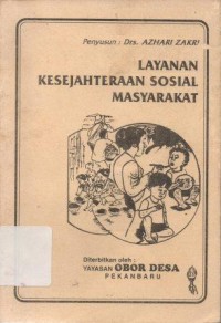 Layanan Kesejahteraan Sosial Masyarakat