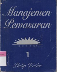 Manajemen Pemasaran Jilid 1