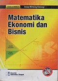 Matematika Ekonomi dan Bisnis Buku 1