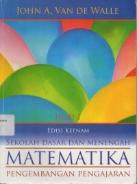 Matematika Sekolah Dasar dan Menengah jilid 1