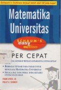 Matematika Universitas Belajar Super Cepat