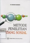 Metode Penelitian Bidang Sosial