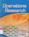 Operations Research, Jilid 1