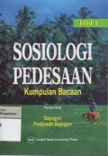 Sosiologi Pedesaan Kumpulan Bacaan Jilid I