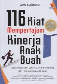 116 Kiat Mempertajam Kinerja Anak Buah