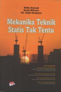 Mekanik Teknik Statis Tak Tentu