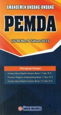 Amandemen Undang-Undang PEMDA UU RI no.9 Tahun 2015