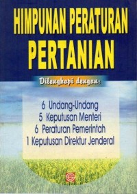 Himpunan Peraturan Pertanian