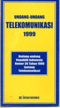 Undang-Undang telekomunikasi 1999