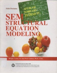 SEM- Structural Equation Modeling