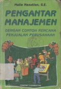 Pengantar Manajemen Dengan Contoh Rencana Penjualan Perusahaan