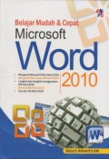 Belajar Mudah & Cepat Microsoft Word 2010