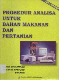 Prosedur Analisa Untuk Bahan Makanan dan Pertanian