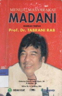 Image of Menuju masyarakat madani: sejumlah tempias