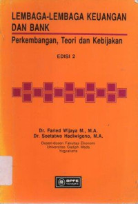 Image of Lembaga-Lembaga Keuangan Dan Bank : Perkembangan, Teori dan Kebijakan