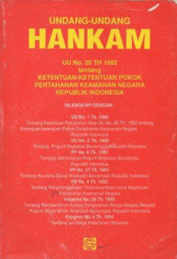 Image of Undang-Undang Hankam