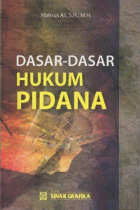 Image of Dasr-Dasar Hukum Pidana