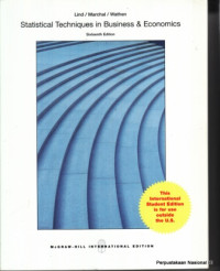 Image of Statistical techniques in business & economics / Douglas A. Lind, William G. Marchal, Samuel A. Wathen