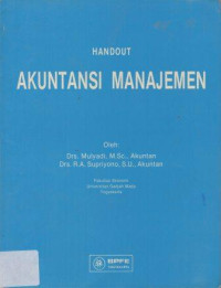 Image of Akuntansi manajemen