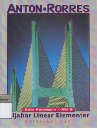 Image of Aljabar Linear Elementer: Jilid 2