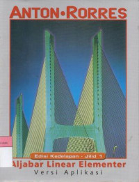 Image of Aljabar Linear Elementer jilid 1