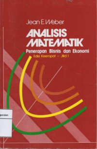 Image of Analisis Matematika Penerapan Bisnis dan Ekonomi Jilid 1
