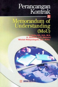 Image of Perancangan Kontrak & Memorandum Of Understanding (MoU)