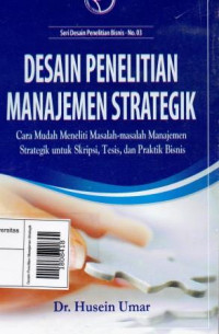 Image of Desain Penelitian Manajemen Strategik