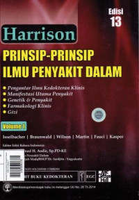 Image of Harrison Prinsip-Prinsip Pengakit Dalam Edisi 13 Volume 1