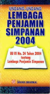 Image of Undang-Undang Lembaga Peminjaman Simpanan 2004