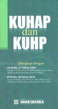 Image of KUHAP dan KUHP