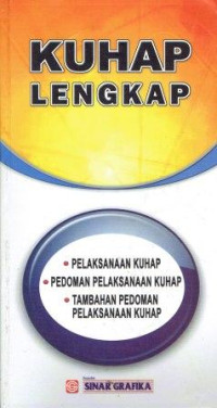 Image of KUHAP Lengkap