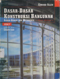 Image of Dasar-Dasar Konstruksi Bangunan Jilid 1