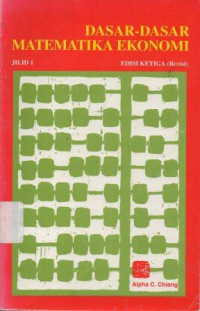 Image of Dasar-Dasar Matematika Ekonomi Jilid 1