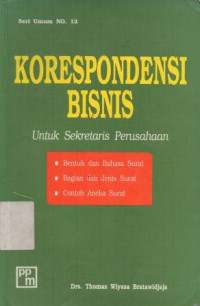 Image of Korespondensi Bisnis