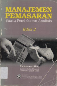 Image of Manajemen Pemasaran Suatu Pendekatan Analisis